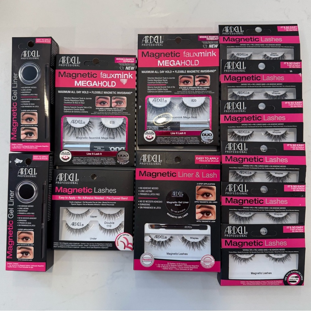 Ardell Magnetic Lashes Kit - Black with Pink Accents